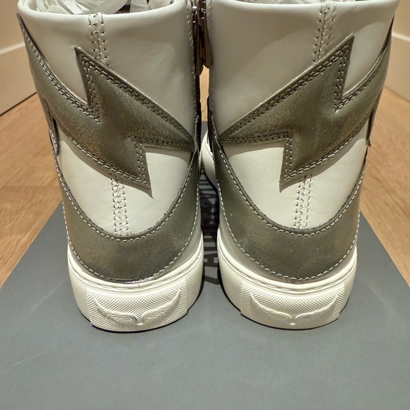 Zadig & Voltaire High Flash women High-Top Sneakers size 37 / US 6 New with box - Picture 5 of 10